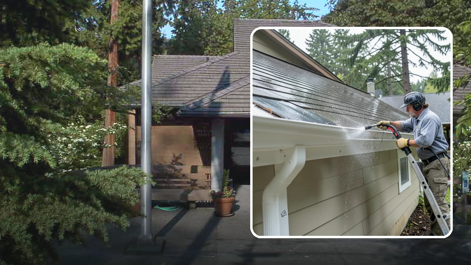 Gutter Maintenance in Yarrow Point, King County, WA - Scheduled gutter maintenance that keeps troughs, faces, and downspouts clear through the region's long wet season.