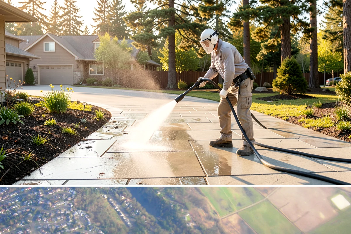 Gutter Overflow Cleanup in Algona, King County, WA - Overflow cleanup is most needed during the wet fall and winter months when clogs and storms coincide.