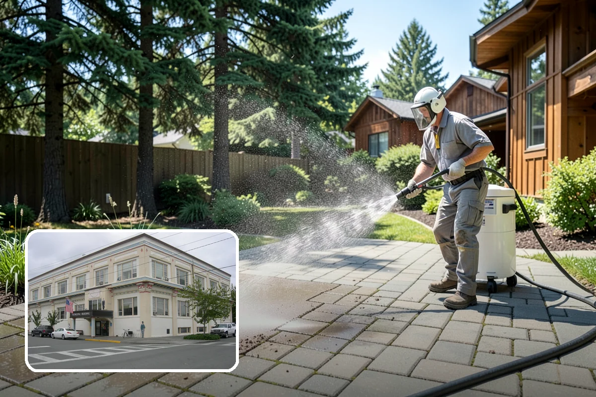 Gutter Overflow Cleanup in Anacortes, Skagit County, WA - Clears the blockage that triggered the overflow