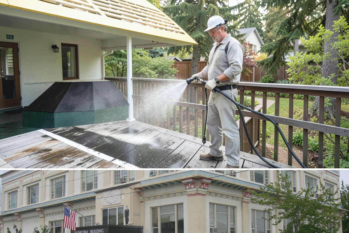 Gutter Overflow Cleanup in Anacortes, Skagit County, WA - Overflow cleanup is most needed during the wet fall and winter months when clogs and storms coincide.