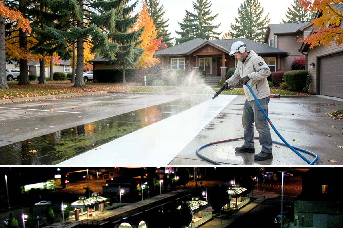 Gutter Overflow Cleanup in Auburn, King County, WA - Overflow cleanup is most needed during the wet fall and winter months when clogs and storms coincide.