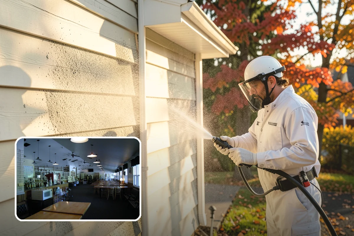 Gutter Overflow Cleanup in Black Diamond, King County, WA - Clears the blockage that triggered the overflow