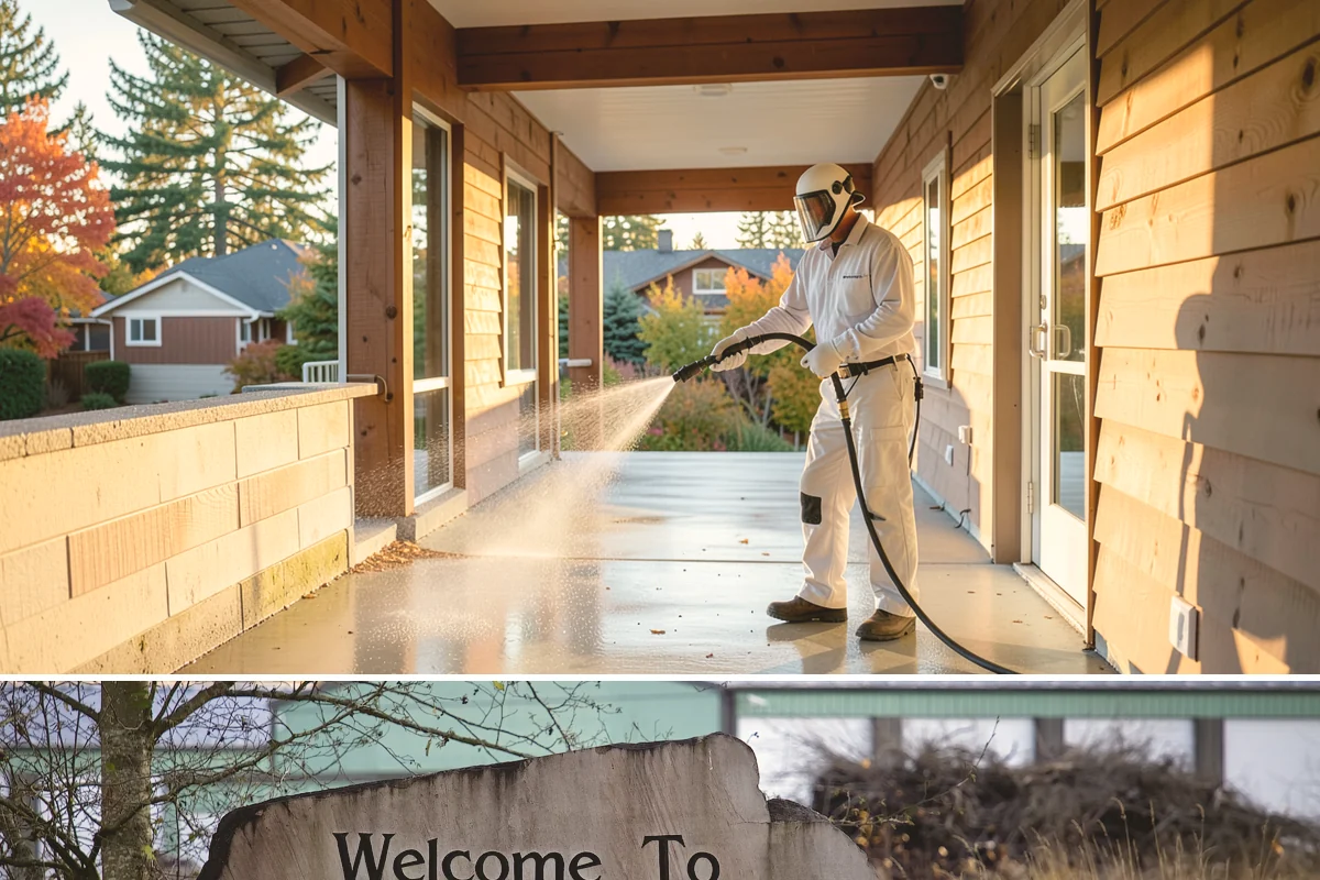 Gutter Overflow Cleanup in Buckley, Pierce County, WA - Overflow cleanup is most needed during the wet fall and winter months when clogs and storms coincide.