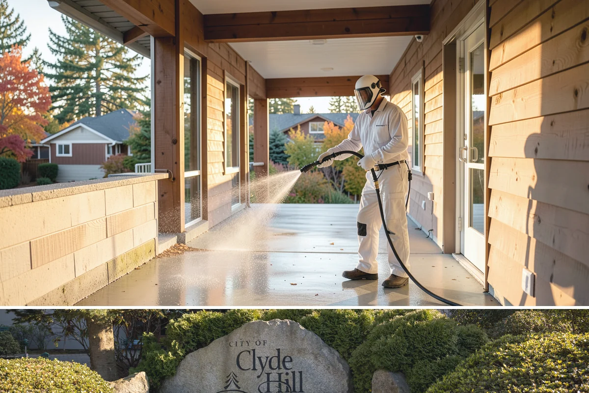 Gutter Overflow Cleanup in Clyde Hill, King County, WA - Overflow cleanup is most needed during the wet fall and winter months when clogs and storms coincide.