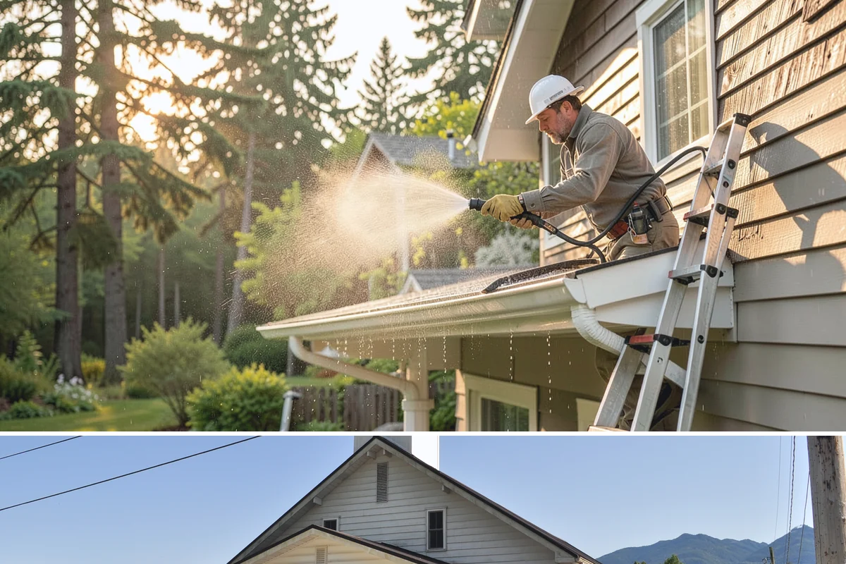 Gutter Overflow Cleanup in Concrete, Skagit County, WA - Overflow cleanup is most needed during the wet fall and winter months when clogs and storms coincide.