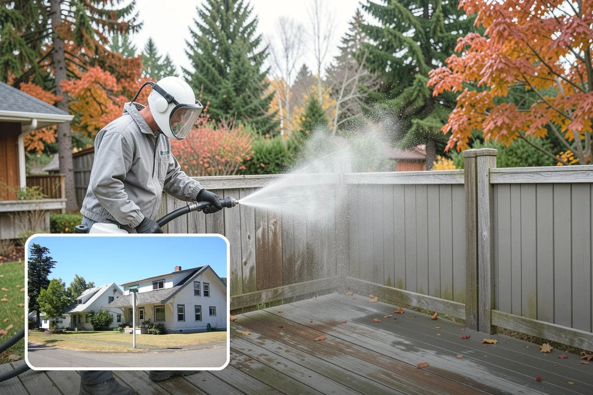 Gutter Overflow Cleanup in DuPont, Pierce County, WA - Clears the blockage that triggered the overflow