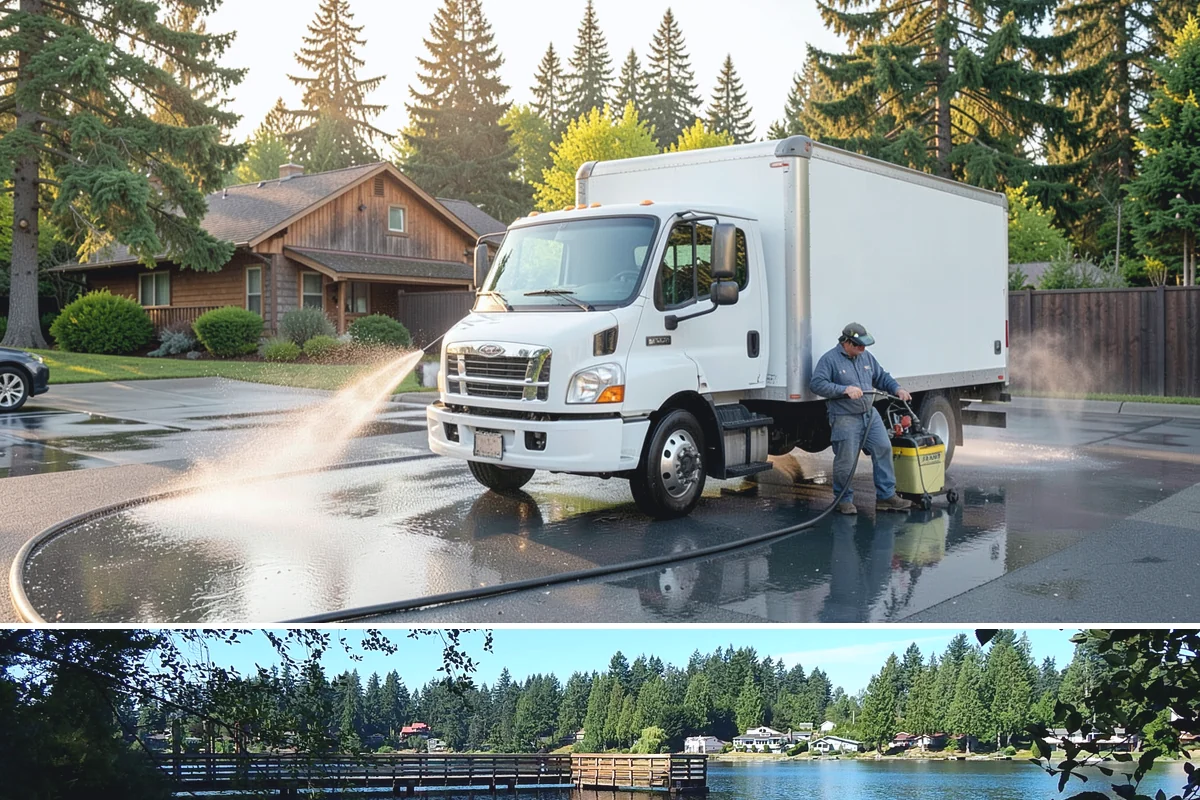 Gutter Overflow Cleanup in Federal Way, King County, WA - Overflow cleanup is most needed during the wet fall and winter months when clogs and storms coincide.