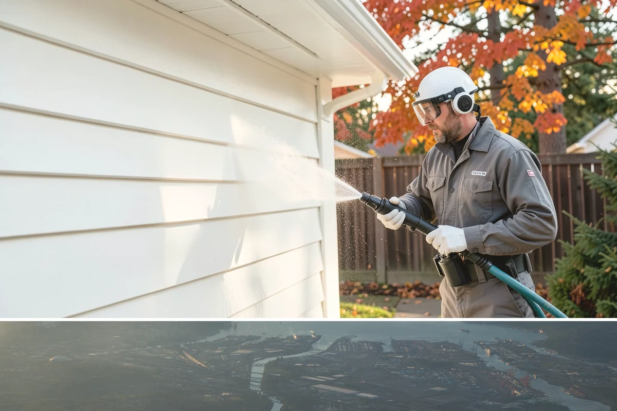 Gutter Overflow Cleanup in Fife, Pierce County, WA - Overflow cleanup is most needed during the wet fall and winter months when clogs and storms coincide.