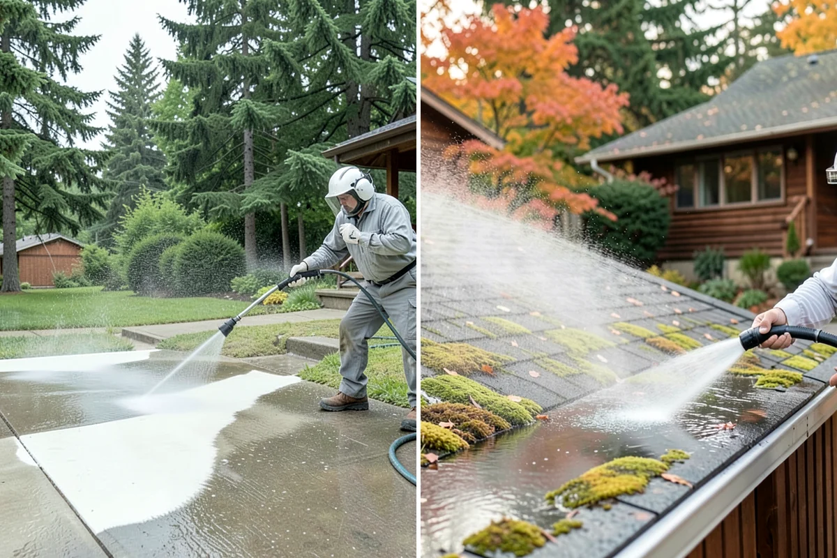 Gutter Overflow Cleanup in Fircrest, Pierce County, WA - Locate and clear the clog that caused the overflow