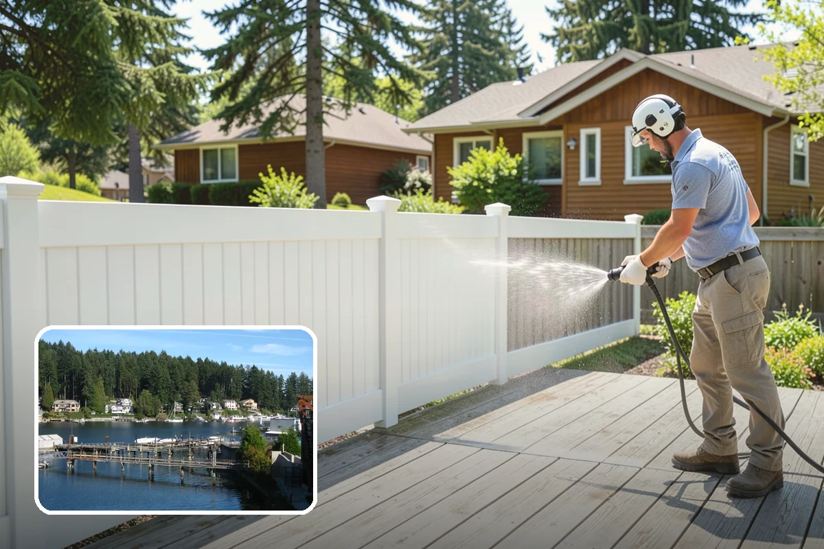 Gutter Overflow Cleanup in Gig Harbor, Pierce County, WA - Clears the blockage that triggered the overflow