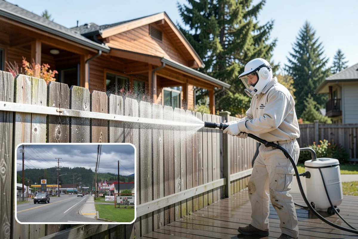 Gutter Overflow Cleanup in Granite Falls, Snohomish County, WA - Clears the blockage that triggered the overflow