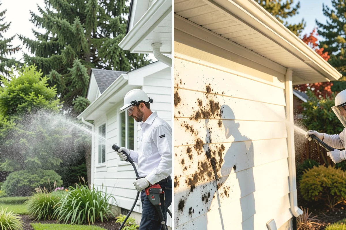 Gutter Overflow Cleanup in La Conner, Skagit County, WA - Locate and clear the clog that caused the overflow