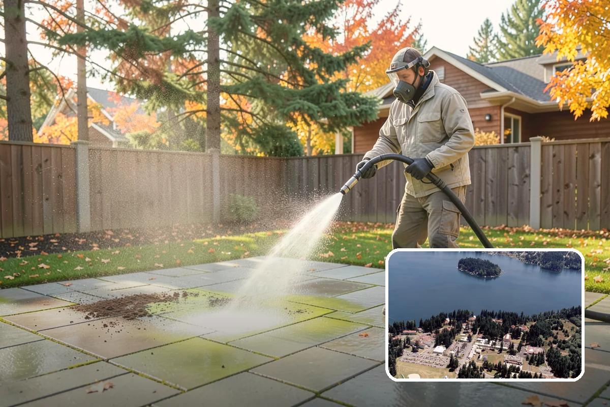 Gutter Overflow Cleanup in Lakewood, Pierce County, WA - Clears the blockage that triggered the overflow