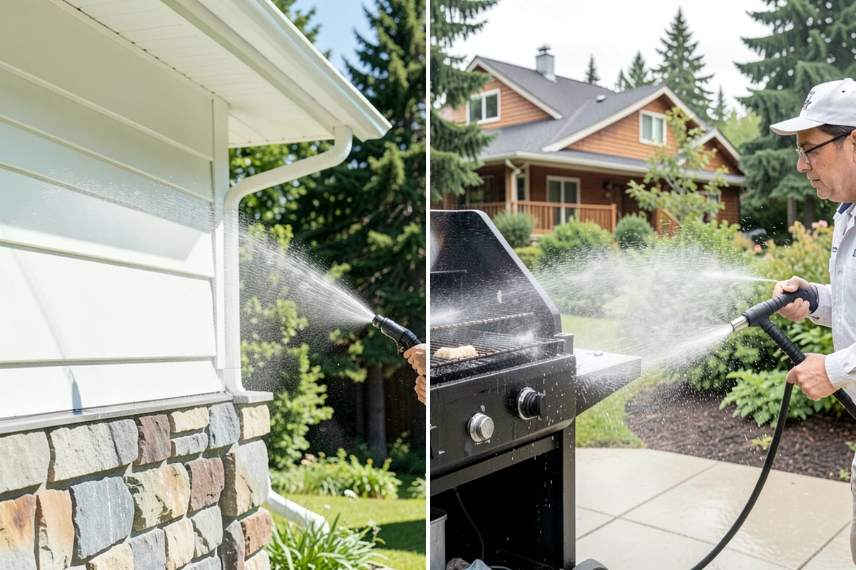 Gutter Overflow Cleanup in Lakewood, Pierce County, WA - Locate and clear the clog that caused the overflow