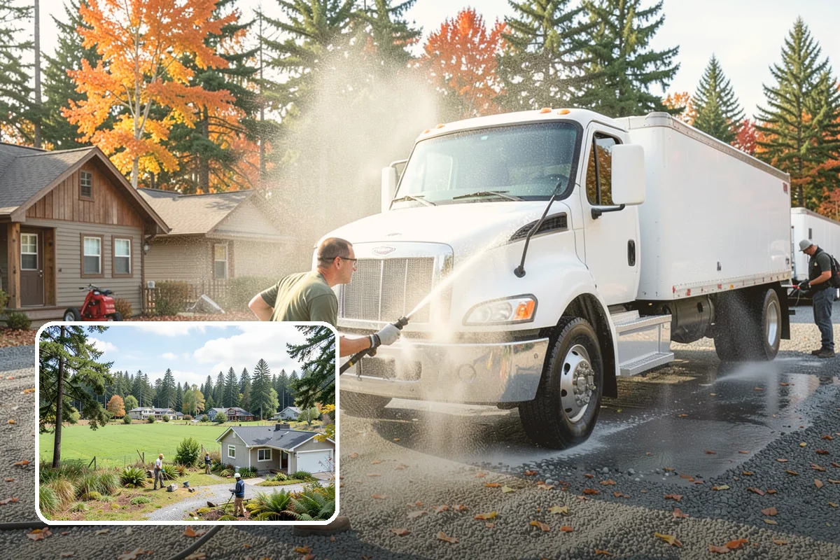 Gutter Overflow Cleanup in Lyman, Skagit County, WA - Clears the blockage that triggered the overflow