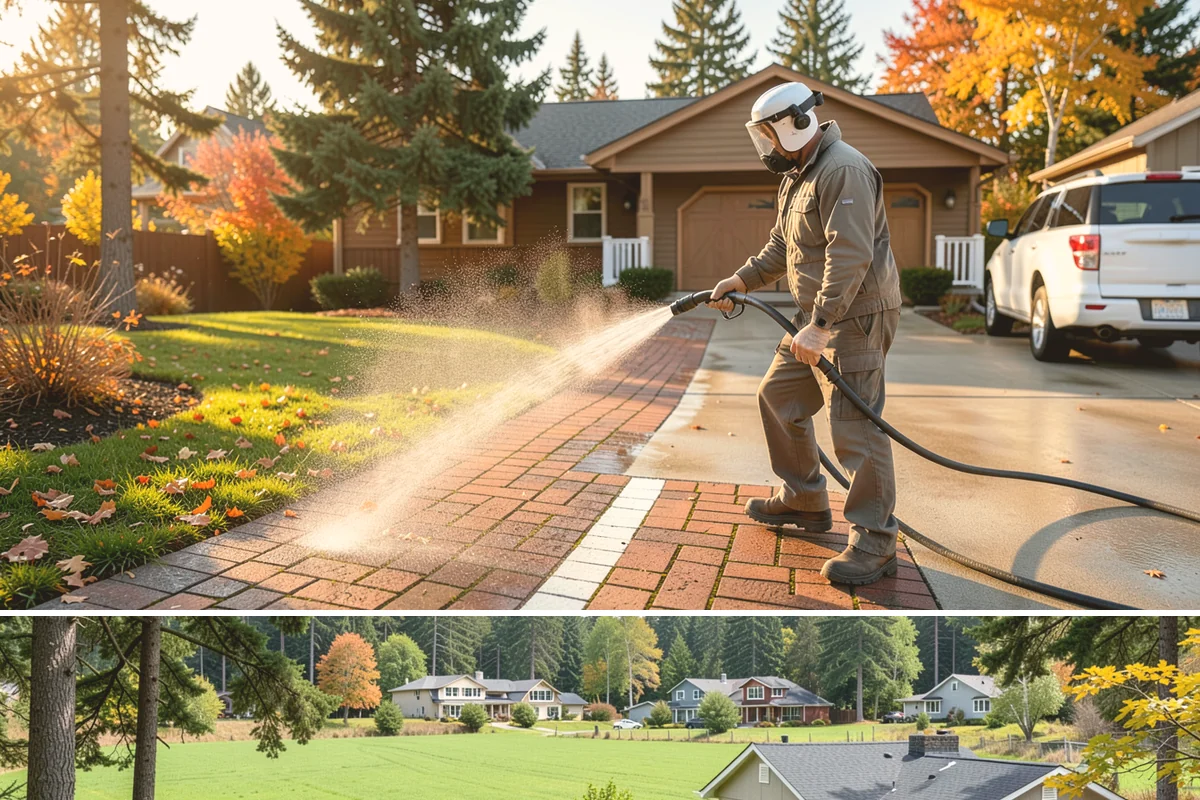 Gutter Overflow Cleanup in Lyman, Skagit County, WA - Overflow cleanup is most needed during the wet fall and winter months when clogs and storms coincide.