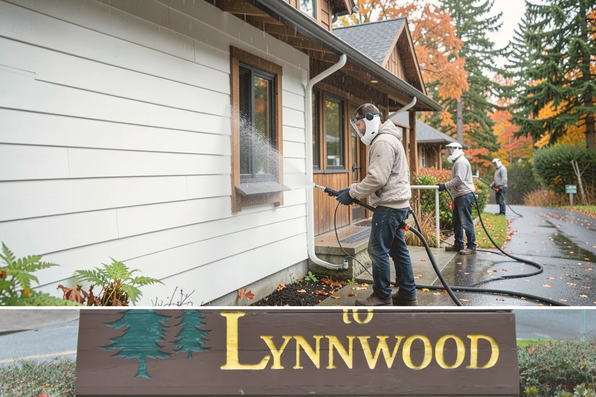 Gutter Overflow Cleanup in Lynnwood, Snohomish County, WA - Overflow cleanup is most needed during the wet fall and winter months when clogs and storms coincide.