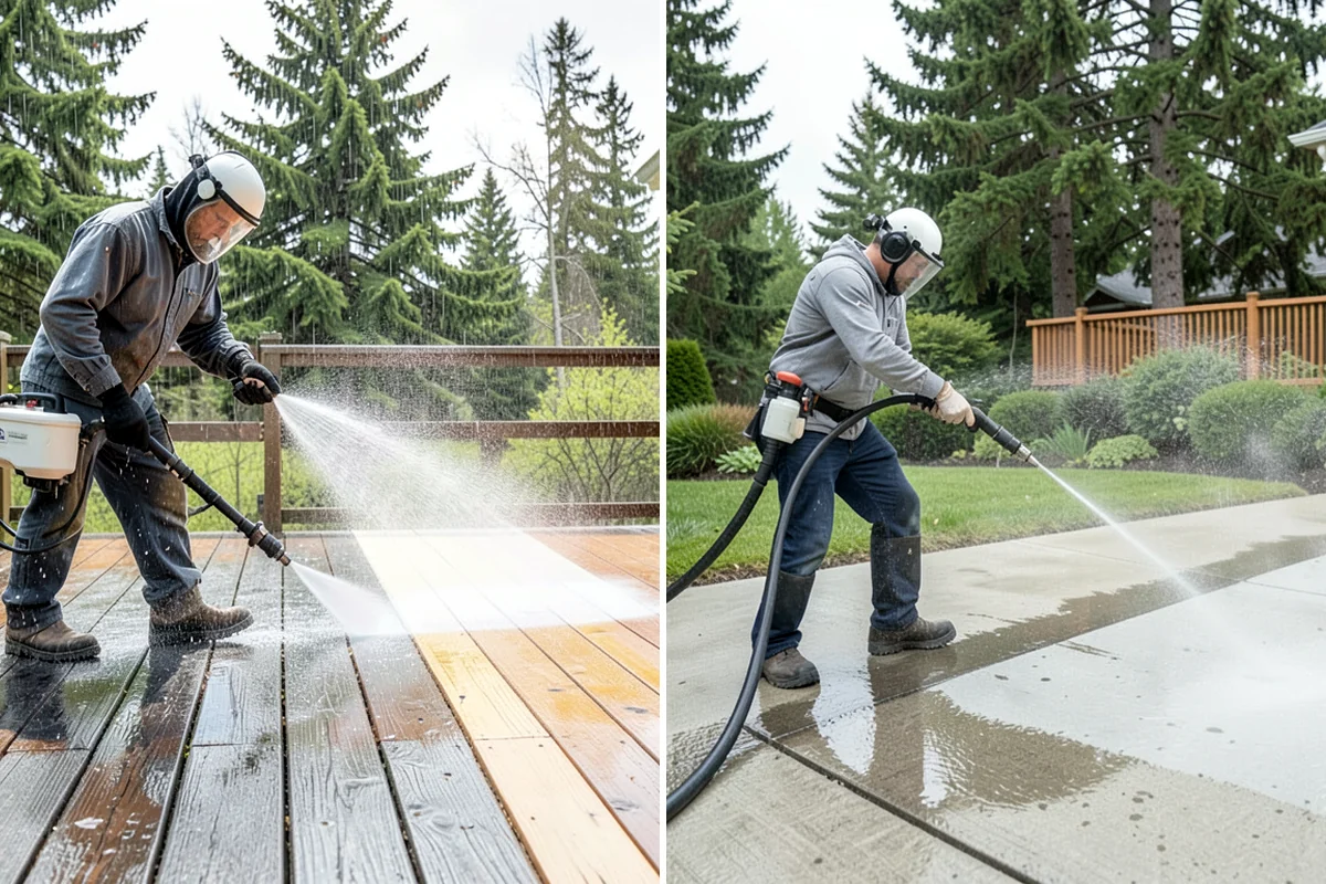 Gutter Overflow Cleanup in Maple Valley, King County, WA - Locate and clear the clog that caused the overflow