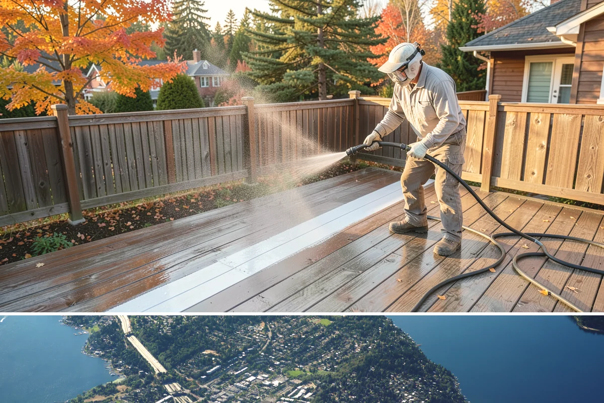 Gutter Overflow Cleanup in Mercer Island, King County, WA - Overflow cleanup is most needed during the wet fall and winter months when clogs and storms coincide.