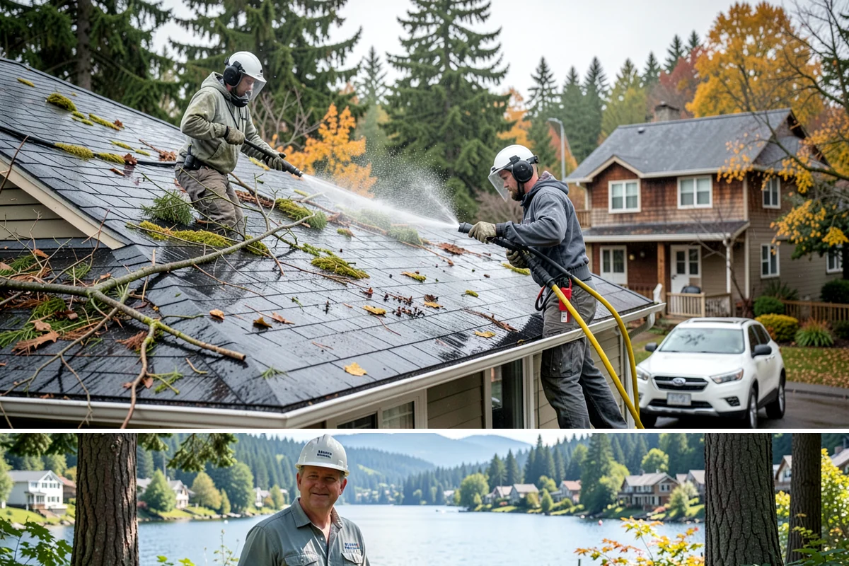 Gutter Overflow Cleanup in Milton, King County, WA - Overflow cleanup is most needed during the wet fall and winter months when clogs and storms coincide.