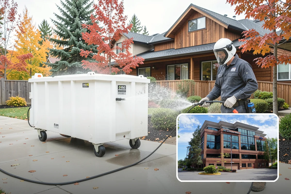 Gutter Overflow Cleanup in Mountlake Terrace, Snohomish County, WA - Clears the blockage that triggered the overflow