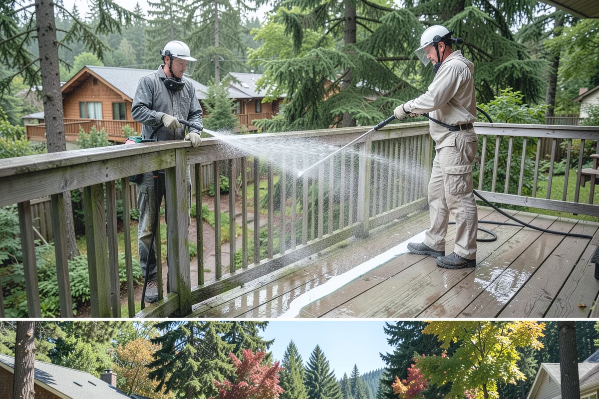 Gutter Overflow Cleanup in Orting, Pierce County, WA - Overflow cleanup is most needed during the wet fall and winter months when clogs and storms coincide.