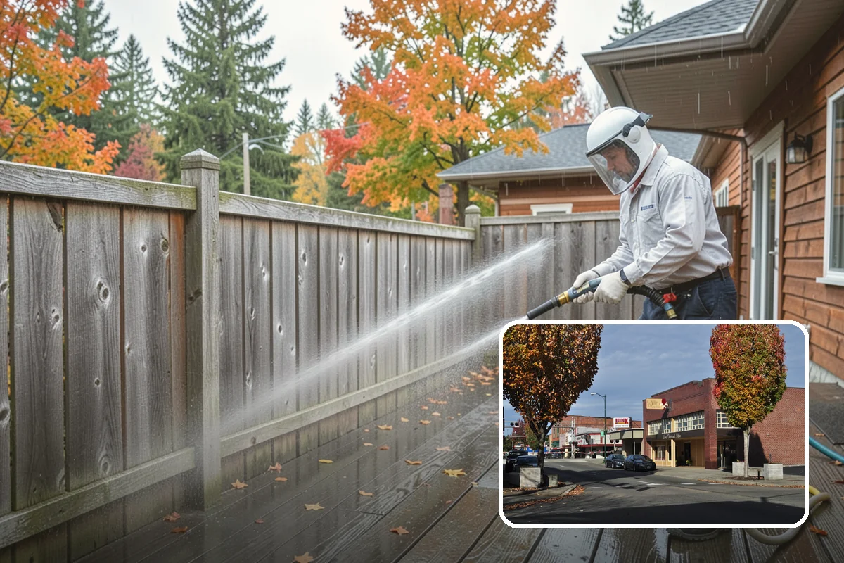Gutter Overflow Cleanup in Puyallup, Pierce County, WA - Clears the blockage that triggered the overflow
