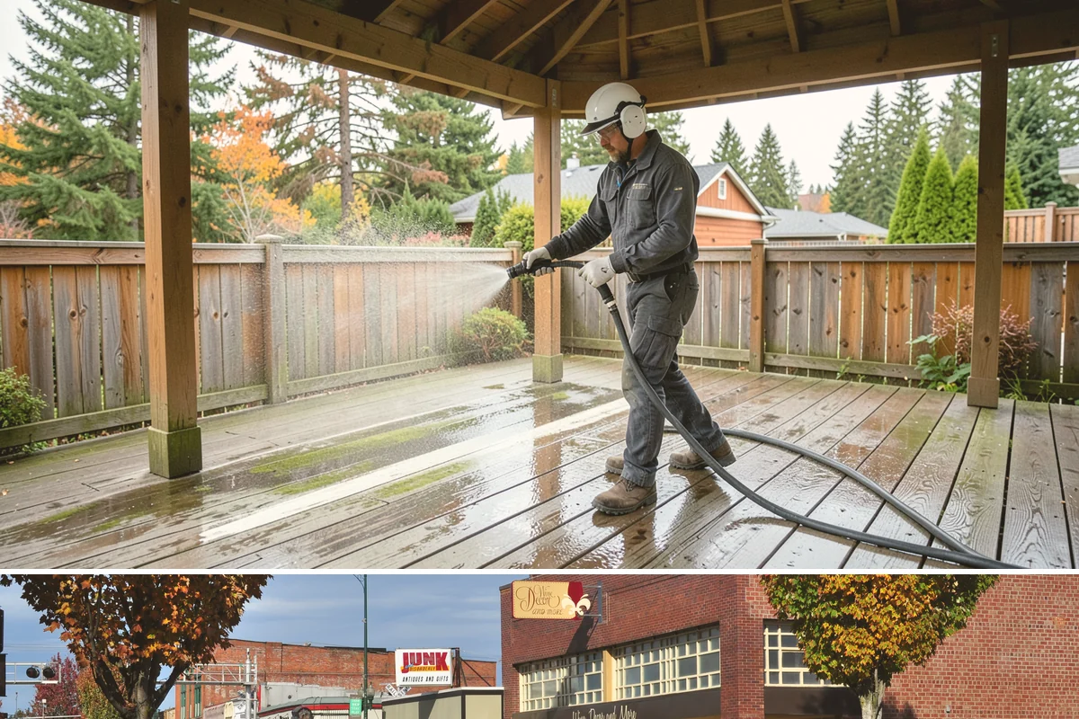 Gutter Overflow Cleanup in Puyallup, Pierce County, WA - Overflow cleanup is most needed during the wet fall and winter months when clogs and storms coincide.
