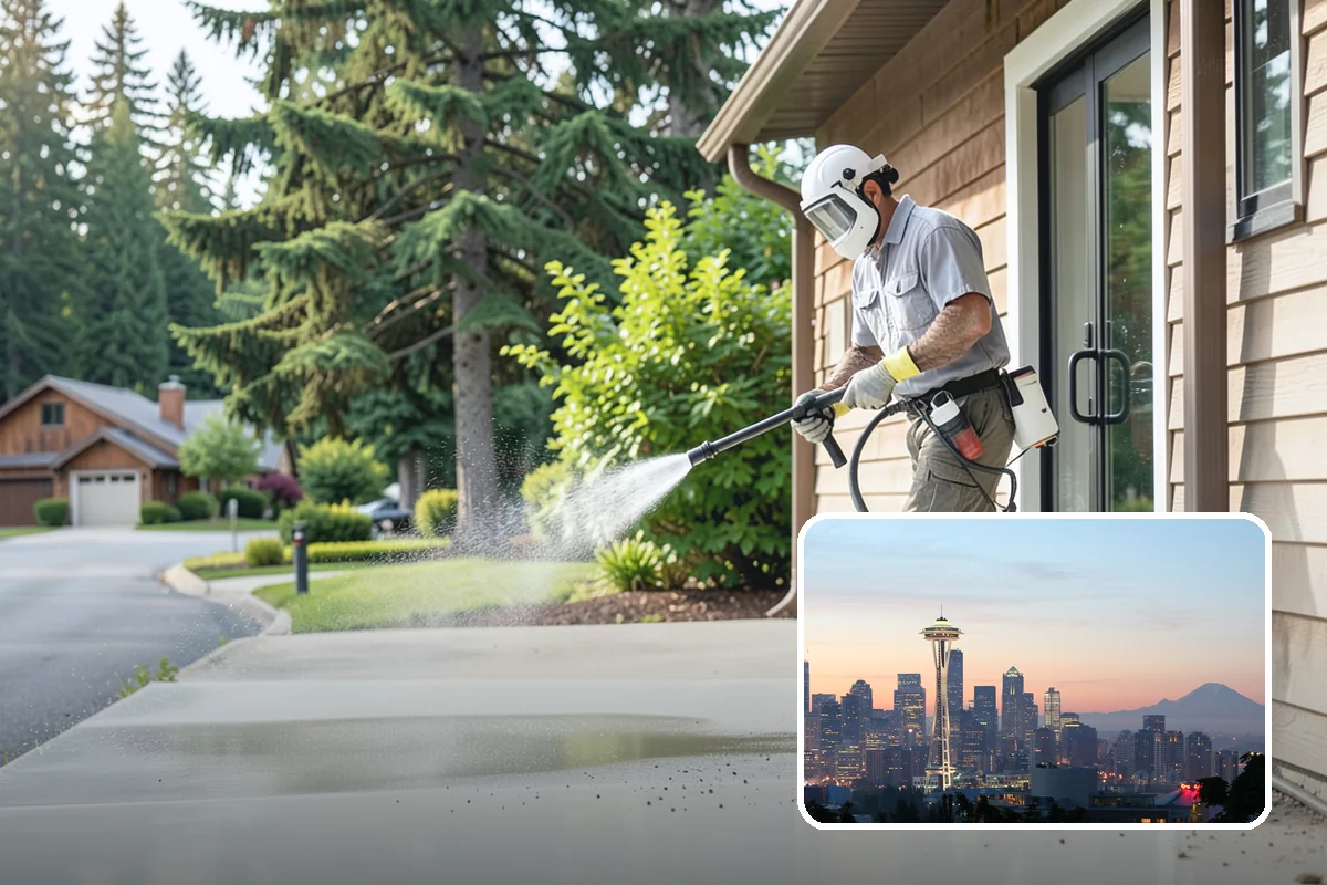 Gutter Overflow Cleanup in Seattle, King County, WA - Clears the blockage that triggered the overflow