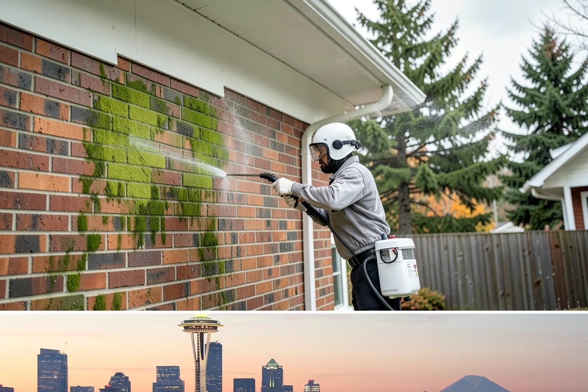 Gutter Overflow Cleanup in Seattle, King County, WA - Overflow cleanup is most needed during the wet fall and winter months when clogs and storms coincide.