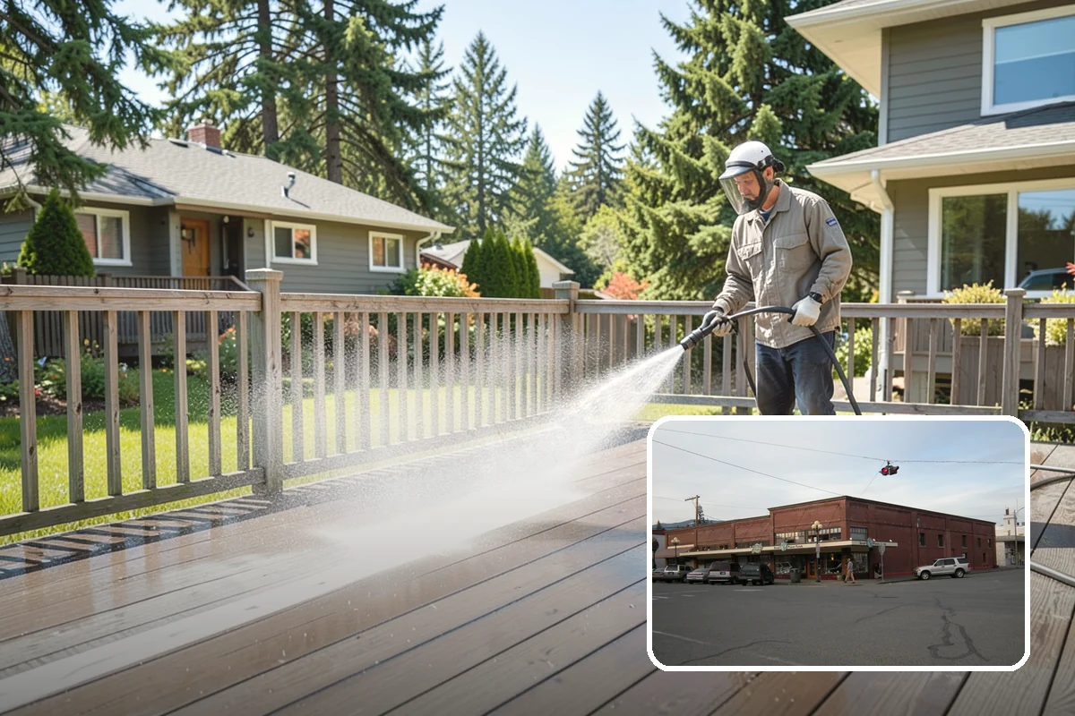 Gutter Overflow Cleanup in Sedro-Woolley, Skagit County, WA - Clears the blockage that triggered the overflow