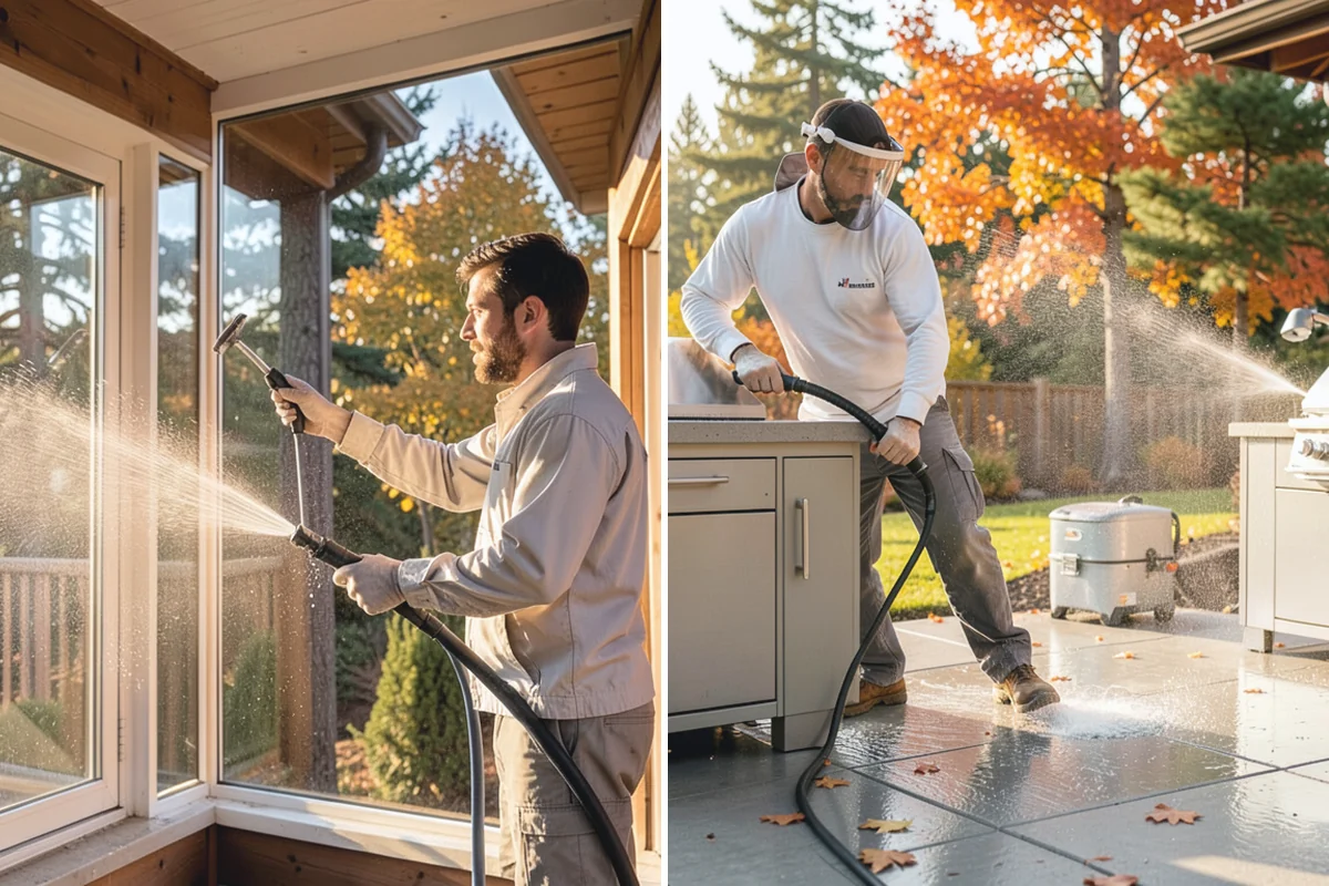 Gutter Overflow Cleanup in Sumner, Pierce County, WA - Locate and clear the clog that caused the overflow
