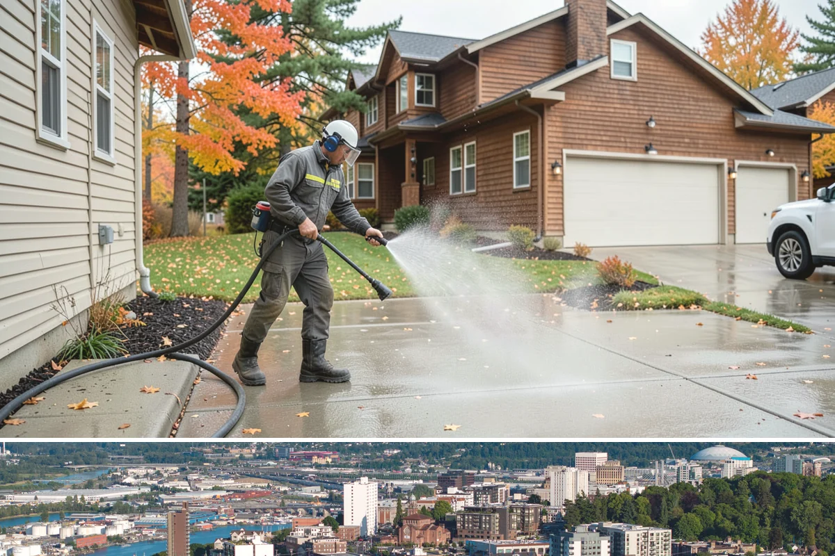 Gutter Overflow Cleanup in Tacoma, Pierce County, WA - Overflow cleanup is most needed during the wet fall and winter months when clogs and storms coincide.