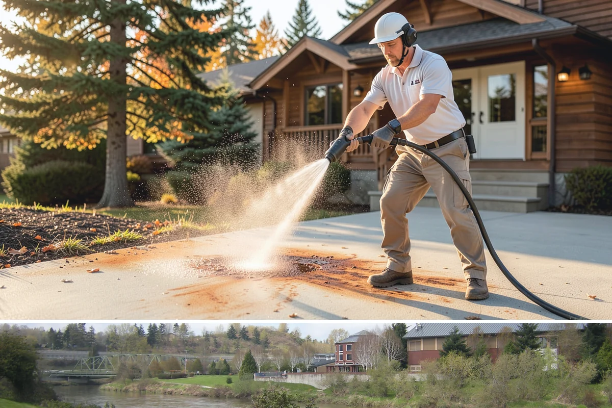 Gutter Overflow Cleanup in Tukwila, King County, WA - Overflow cleanup is most needed during the wet fall and winter months when clogs and storms coincide.