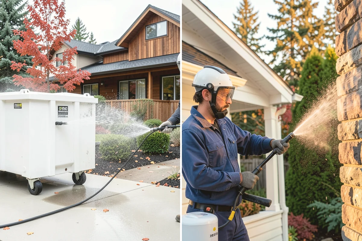 Gutter Streak Removal in Burien, King County, WA - Assess the severity and pattern of the striping