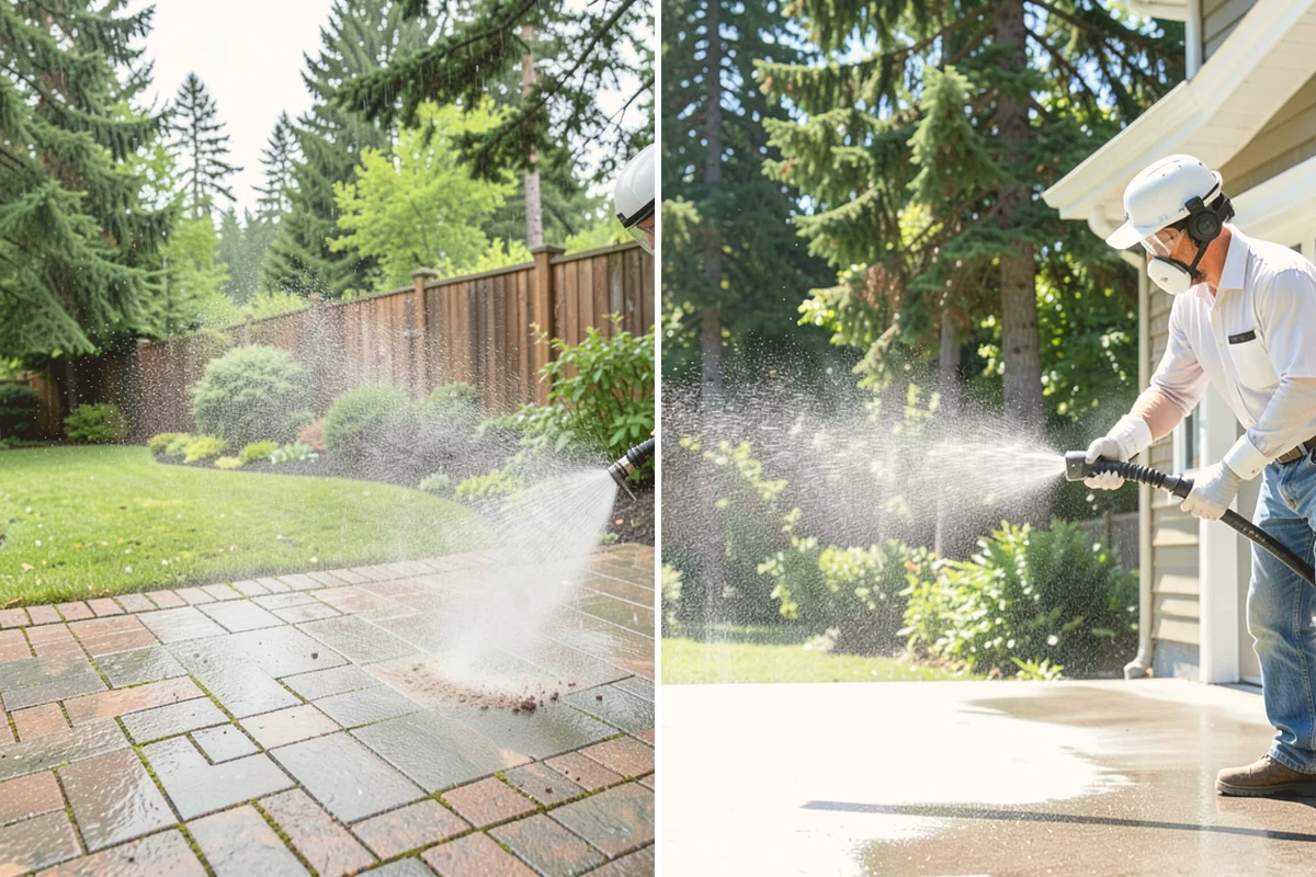 Gutter Streak Removal in Fife, Pierce County, WA - Assess the severity and pattern of the striping