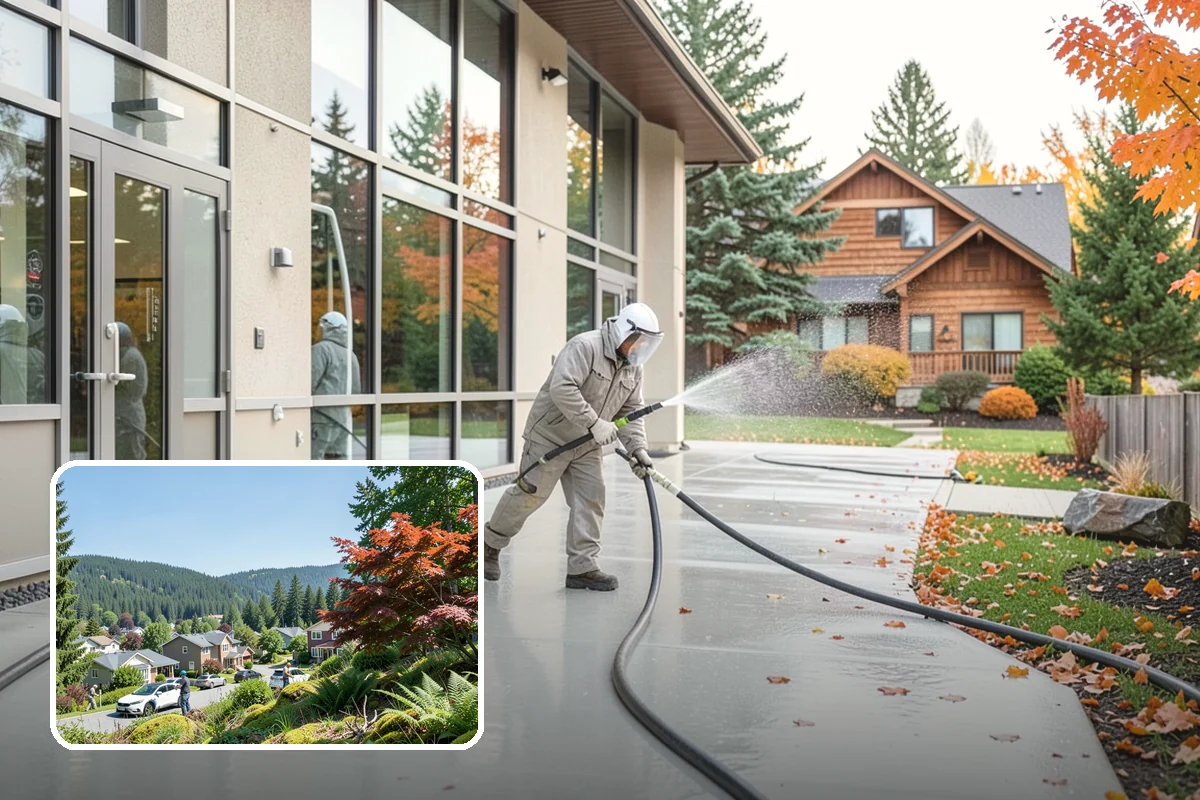 Gutter Streak Removal in Index, Snohomish County, WA - Breaks down bonded tiger-stripe staining that washing can't