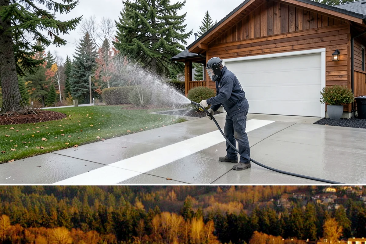 Gutter Streak Removal in Kenmore, King County, WA - Tackle tiger stripes in summer when dry weather lets the cleaner dwell and work fully on the stains.