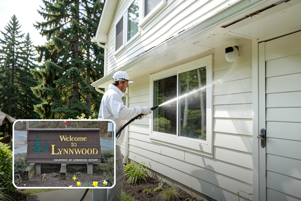 Gutter Streak Removal in Lynnwood, Snohomish County, WA - Breaks down bonded tiger-stripe staining that washing can't