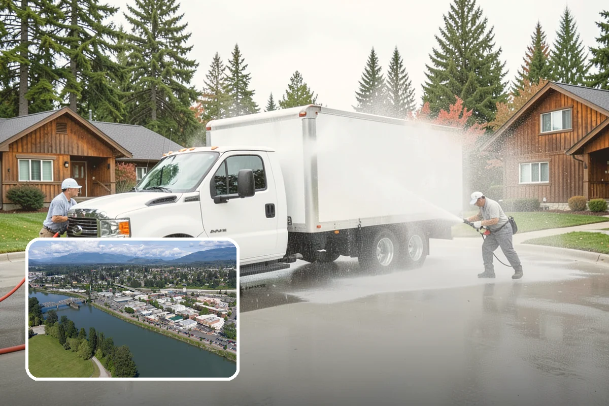 Gutter Streak Removal in Mount Vernon, Skagit County, WA - Breaks down bonded tiger-stripe staining that washing can't