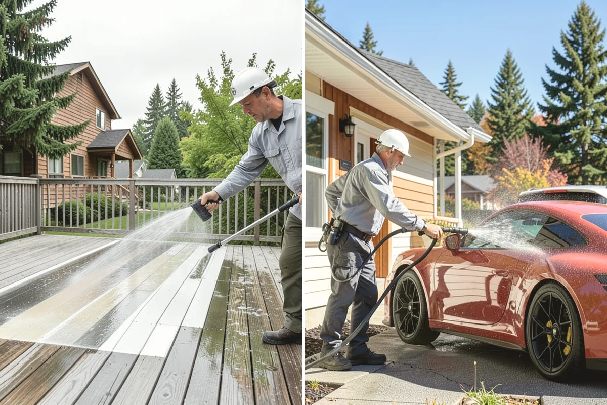 Gutter Streak Removal in Oak Harbor, Island County, WA - Assess the severity and pattern of the striping