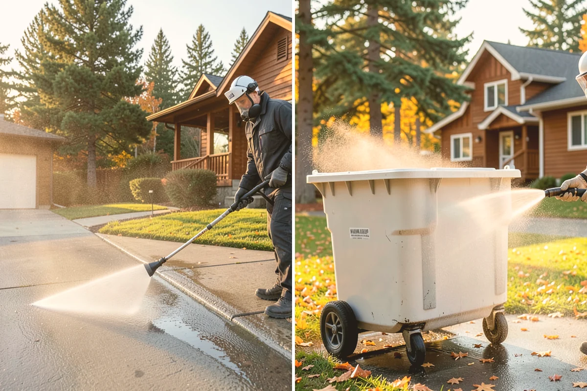 Gutter Streak Removal in Sammamish, King County, WA - Assess the severity and pattern of the striping