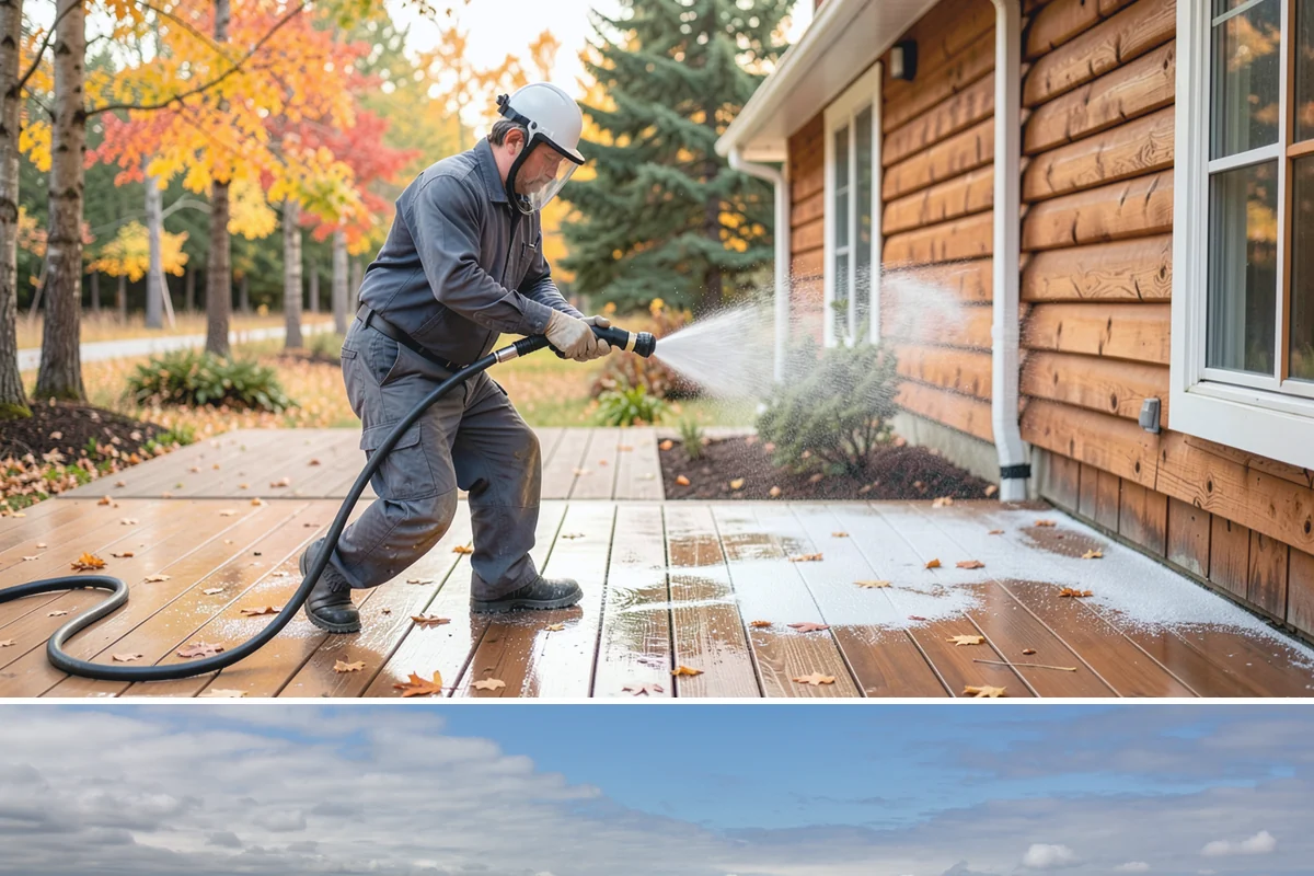 Gutter Streak Removal in University Place, Pierce County, WA - Tackle tiger stripes in summer when dry weather lets the cleaner dwell and work fully on the stains.
