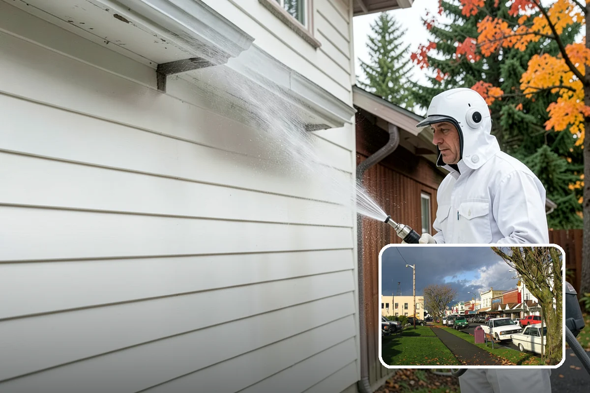 Handrail Cleaning in Arlington, Snohomish County, WA - Removes the sticky film from frequently touched grip surfaces