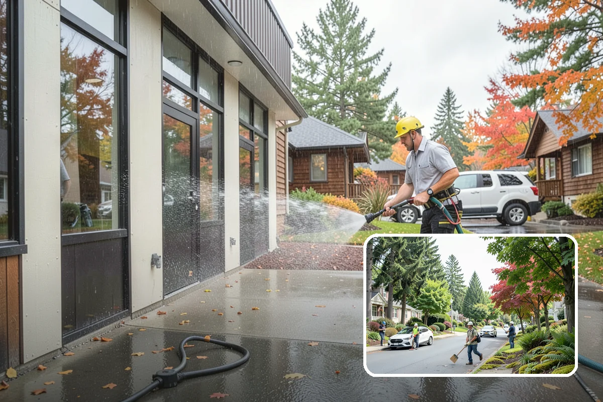Handrail Cleaning in Beaux Arts Village, King County, WA - Removes the sticky film from frequently touched grip surfaces