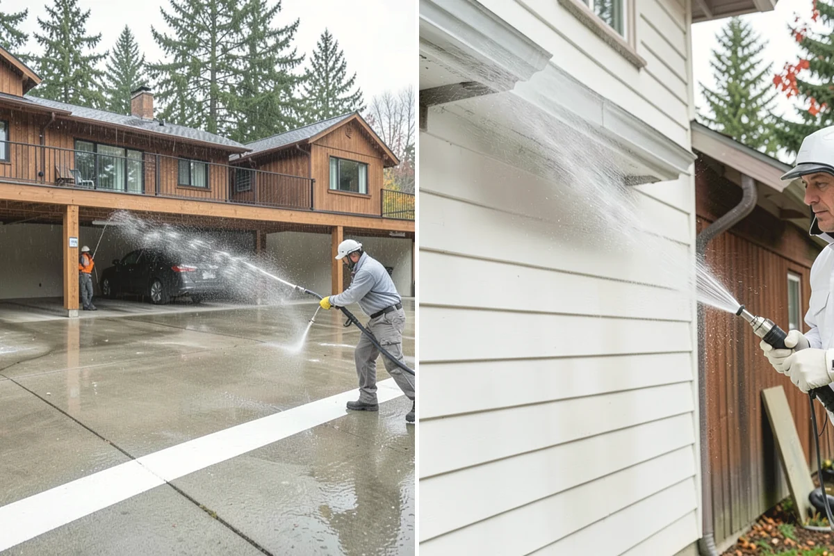 Handrail Cleaning in Black Diamond, King County, WA - Wipe loose debris and cobwebs from the rail