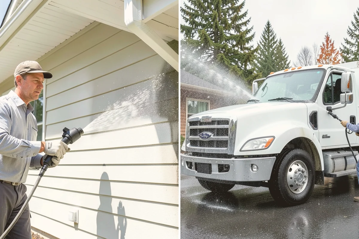 Handrail Cleaning in Bothell, King County, WA - Wipe loose debris and cobwebs from the rail