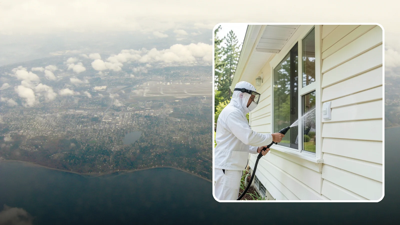 Handrail Cleaning in Burien, King County, WA - We clean exterior handrails to remove the grime, algae, and oxidation that build on surfaces people touch every day.