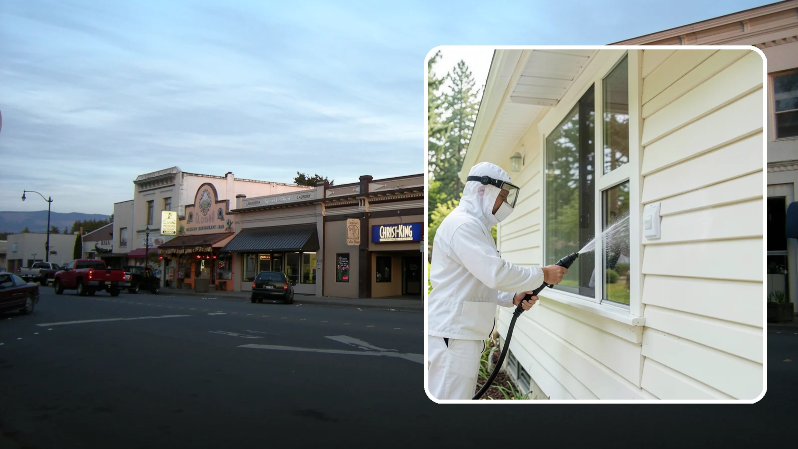 Handrail Cleaning in Burlington, Skagit County, WA - We clean exterior handrails to remove the grime, algae, and oxidation that build on surfaces people touch every day.