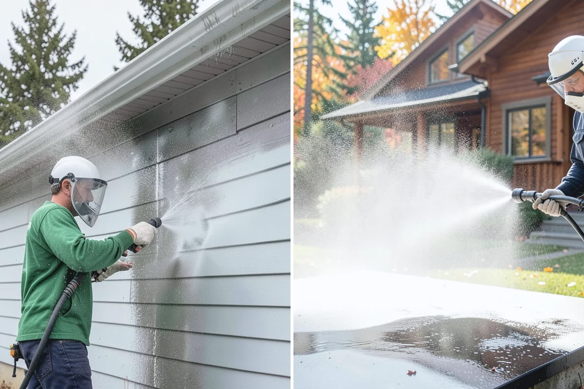 Handrail Cleaning in Coupeville, Island County, WA - Wipe loose debris and cobwebs from the rail